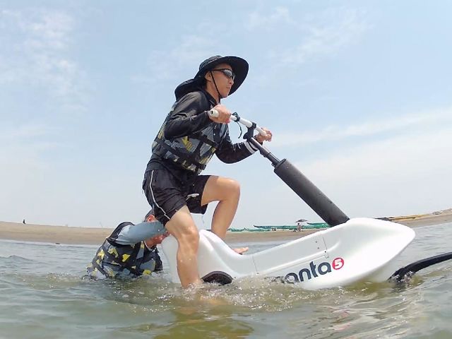 ���R�ȊC��Go�I�I_Hydrofoil Bike