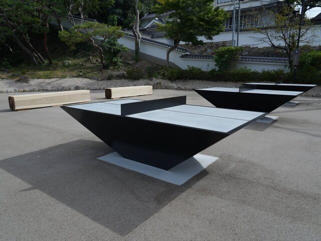 �W���R���E�U�K�l�b���w�ÎR�s���|���L��iTsuyama Ping Pong Platz�j�x�̎ʐ^1